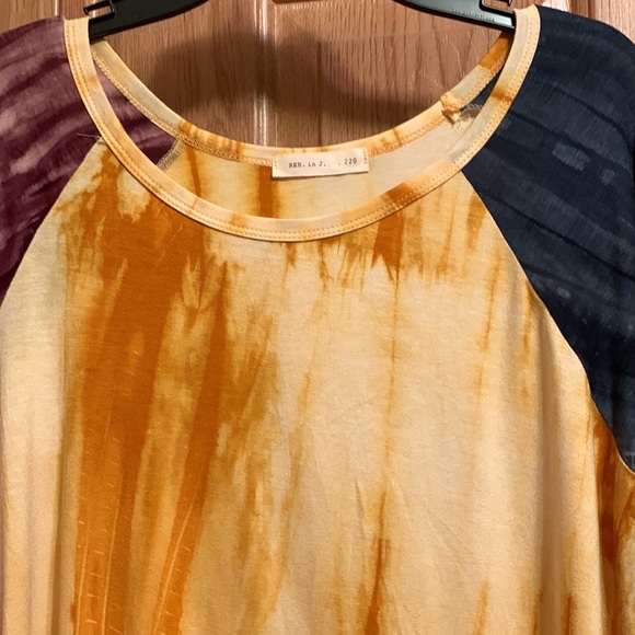 REB. in J. 220 3/4 Sleeve Tee/Tunic — Small — Oversized - Picture 2 of 6